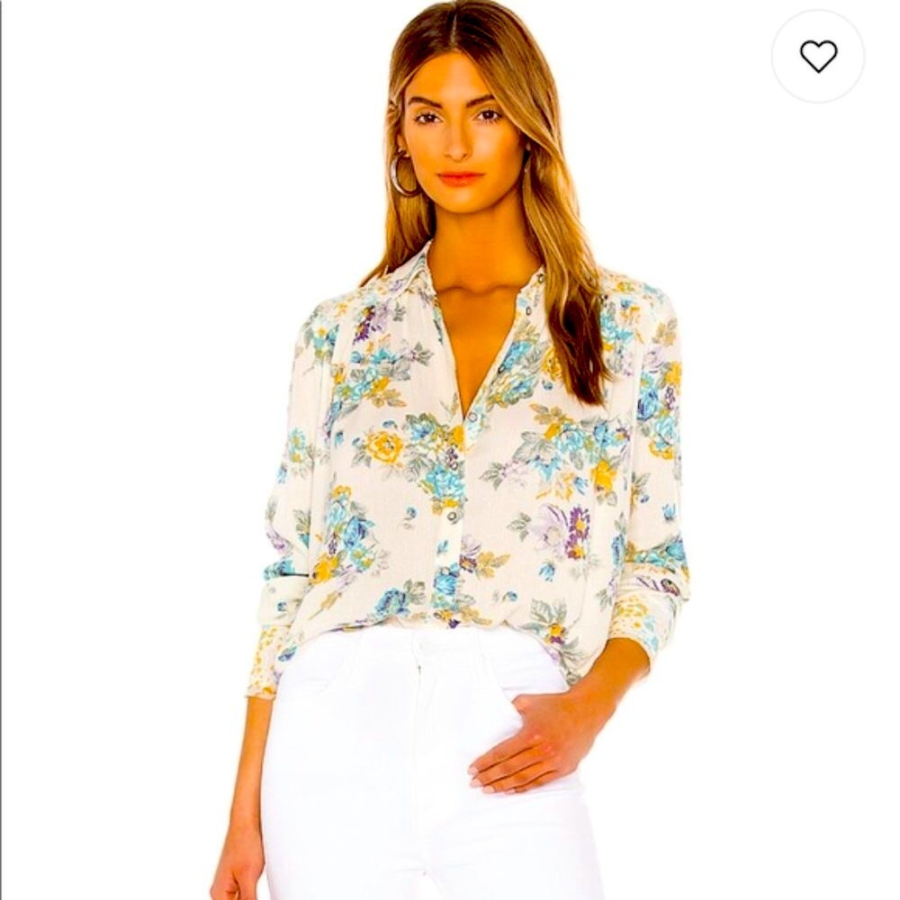 Free People hold Onto Me Printed Top